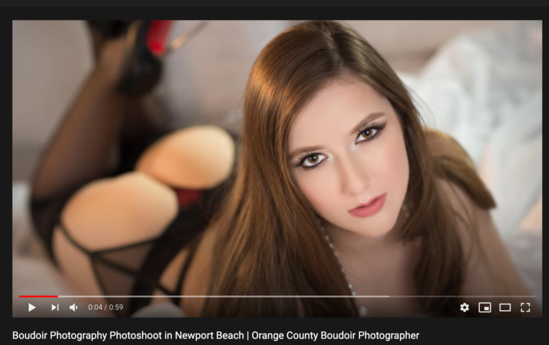 5 Astonishing Women Doing Boudoir Photography Tutorials on YouTube