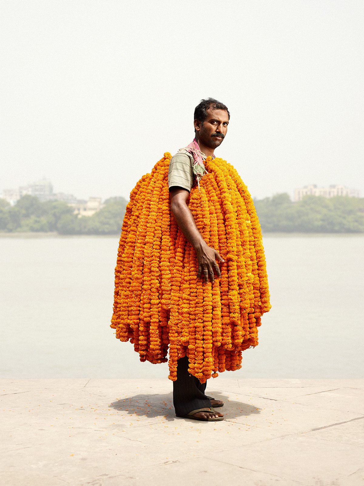 Flower Man: The Men Who Sell Flowers in India