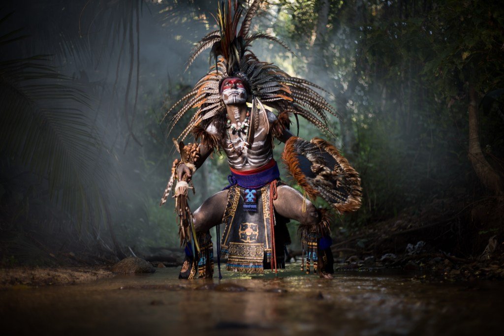 JP Stones Recreates Indigenous Aztec Myths with Cinematic Portraits