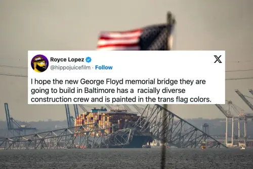 Anti-LGBTQ+ trolls mock Baltimore bridge disaster and claim replacement will be ‘woke’ and ‘trans’