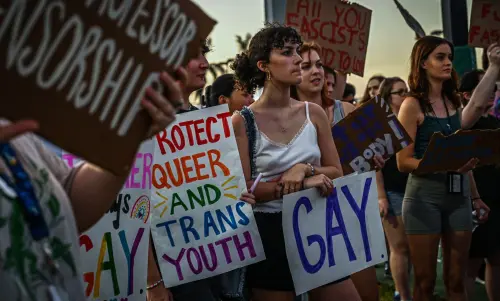 LGBTQ+ activists sue Florida over ‘relentless’ trans bathroom ban