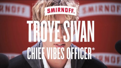 Troye Sivan appointed Smirnoff’s ‘Chief Vibes Officer’ as singer becomes new face of brand