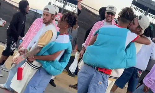 Bigots rage after Justin Bieber and Jaden Smith kiss and dance at Coachella