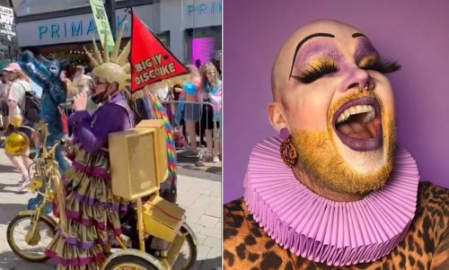 Drag queen expertly shuts down anti-LGBTQ+ protester at Birmingham Pride parade: ‘The only sin is you spreading hate’