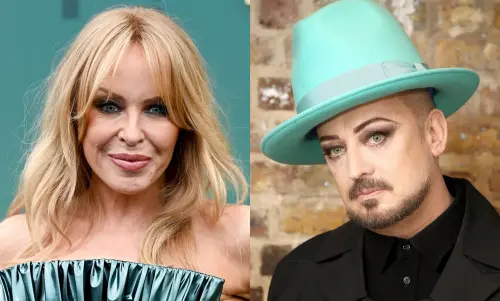 Boy George accused of ‘ripping off’ Kylie Minogue album cover for new single