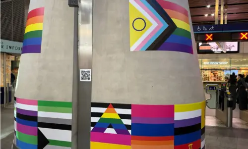 Progress Pride flag torn down from London Bridge station’s LGBT+ History Month display