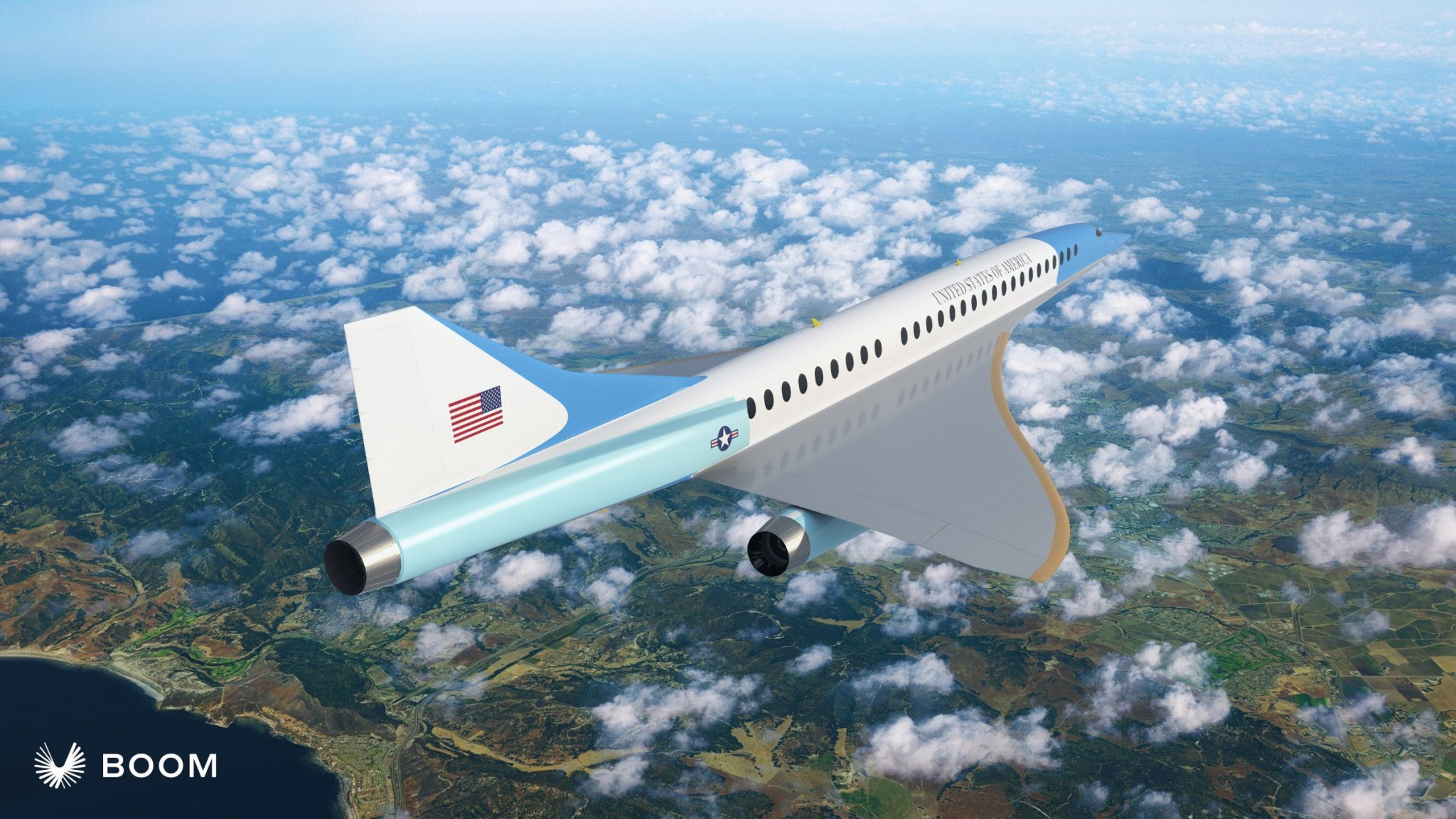 Boom's supersonic jet could one day fly the president of the United States