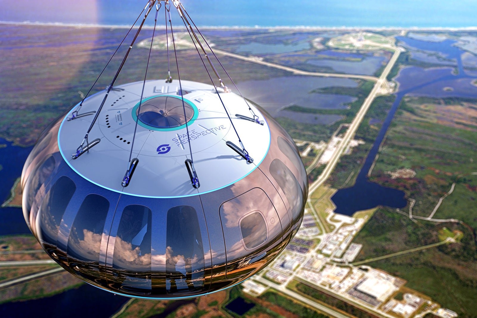 The options for space travel are ballooning