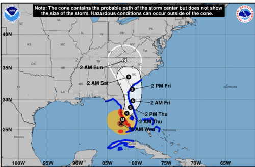 Hurricane Ian temporarily downgraded to tropical storm; airports and theme parks in Florida remain closed, cruises canceled