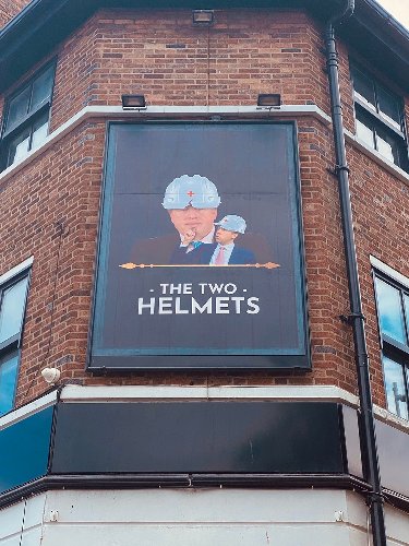 A Merseyside pub’s latest rename throws two fingers up to the government
