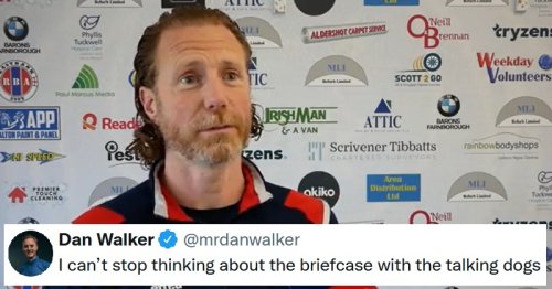 Aldershot’s manager gave the greatest and weirdest pre-match interview of all time