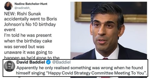 Rishi Sunak ‘accidentally’ went to Boris Johnson’s birthday party – 15 deliberate takedowns
