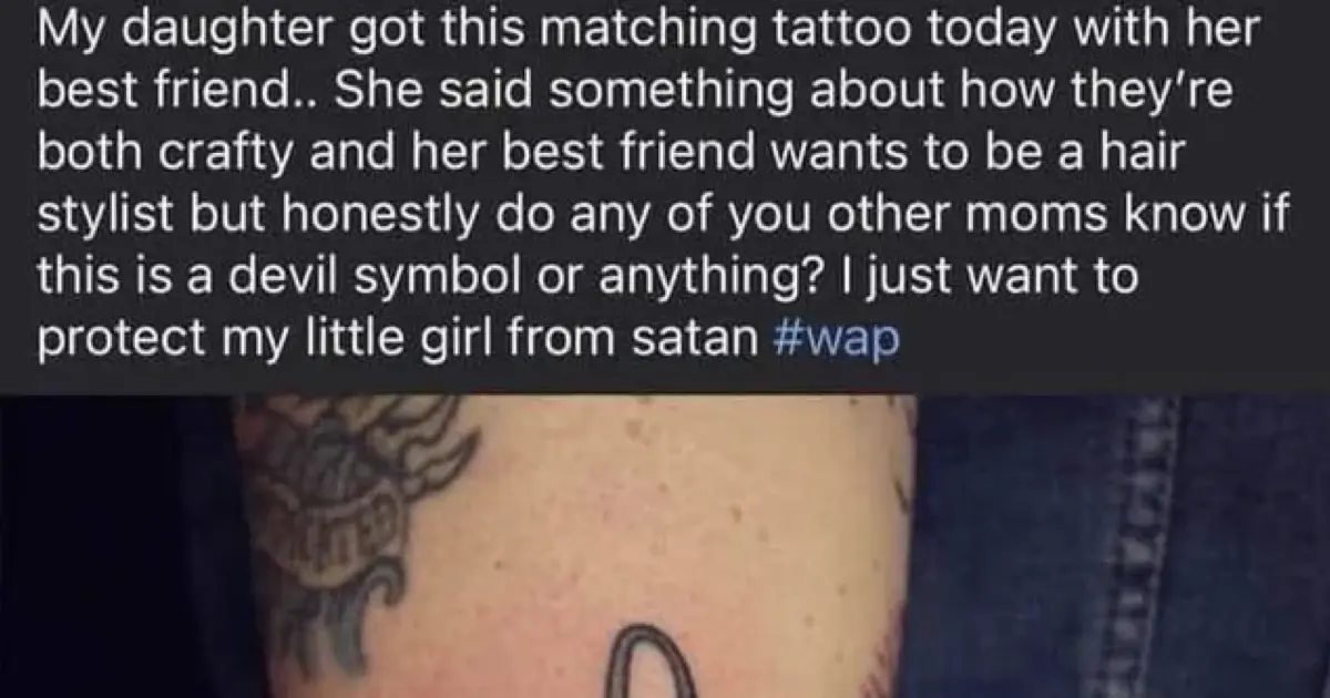 This bigoted mum had a question about her daughters tattoo and are you  going to tell them or are we  Flipboard