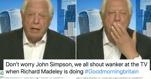 John Simpson shouting ‘wanker’ on Good Morning Britain is just the lift we needed today