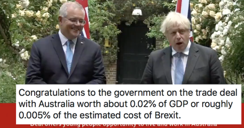Boris Johnson’s Australia trade deal will save us ‘up to’ £1.22 a year each – only 5 responses you need