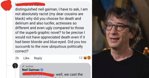 Neil Gaiman had the best response to this ‘I’m not racist but…’s trolling of The Sandman adaptation