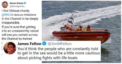 Nigel Farage and Darren Grimes took on the RNLI and the takedowns were a thing of beauty