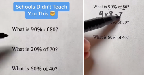 This percentages maths hack is blowing 100% of people’s minds everywhere
