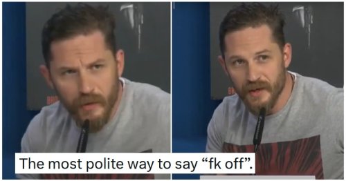 People adored actor Tom Hardy’s brilliant response to a reporter’s intrusive question about his sexuality