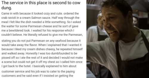 This restaurant’s fabulous response to a furious diner’s 1-star review is a classic of the genre