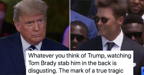 Rightwing fury at Tom Brady’s Donald Trump joke is a supremely satisfying read