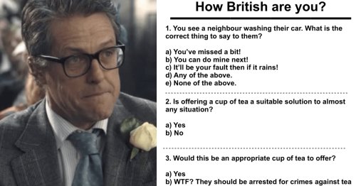 Even wondered how precisely British you really are? Take our definitive 11-question quiz to find out