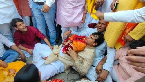 Who is Nand Kishor Gurjar, BJP MLA with SP roots waging war against Yogi govt, UP Police