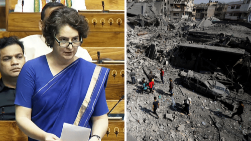 ‘Cowards, criminal’: Priyanka Gandhi flays Israel’s Netanyahu govt again over fresh Gaza assault