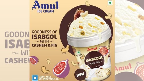 Isabcool — New Amul ice cream flavour offers 'goodness' of laxative with cashew & fig