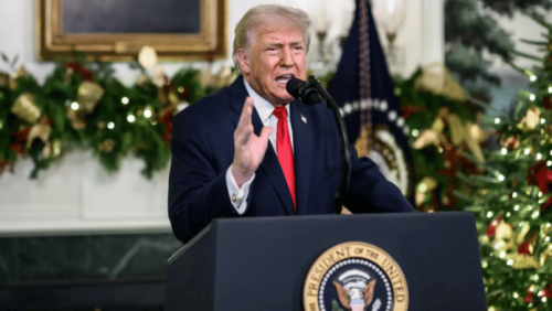 Hindi TV news has found Trump's 'secret file' on Iran. They're waiting for 'world war'