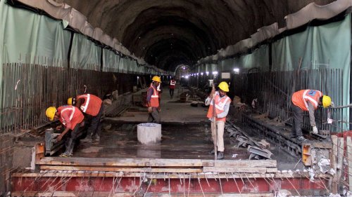 Under creaky buildings & rail lines, near the sea — how Mumbai underground Metro is taking shape
