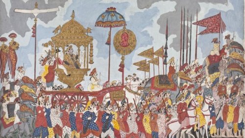 Vaishnava gods to secular portraits, evolving Thanjavur paintings influenced Raja Ravi Varma