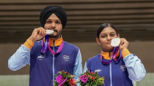 Asian Games: Shooters Sarabjot & Divya Clinch 10m Air Pistol Mixed Team Silver