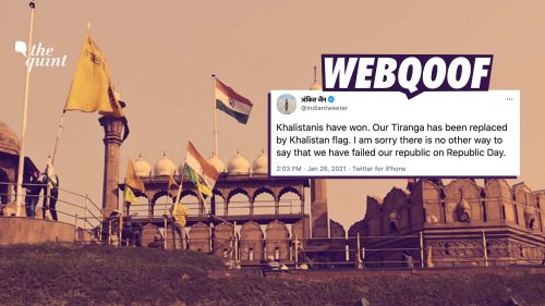 Fact-Check: Flag Hoisted Atop Red Fort by Farmers Not Khalistan’s