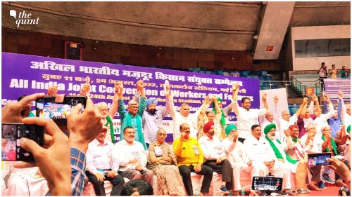 'Assure MSP, Loan Waiver Or We'll Fight Back': Farmers, Labour Unions Meet in Delhi