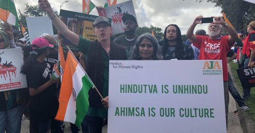 ‘Adios Modi’: Protestors Chant Outside ‘Howdy Modi’ Event in US