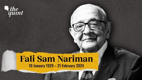 'This Loss Feels Personal’: How Fali Sam Nariman Was My North Star in Life & Law
