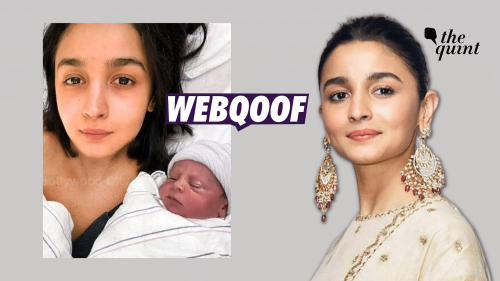 Fact Check This Is Not Alia Bhatt With Her Newborn Viral Photo Is Morphed Flipboard 