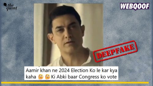 2024 Lok Sabha Elections: Another Edited Video of Aamir Khan Goes Viral