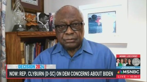 "I will support [Kamala Harris] if [Joe Biden] were to step aside": Jim Clyburn on possibility of Biden dropping out.