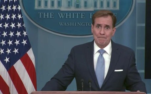NSC’s John Kirby goes off on suggestion Pentagon should change abortion policy so Sen. Tuberville lifts military block.