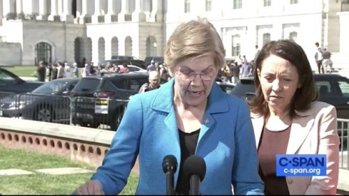 Sen. Elizabeth Warren (D-MA) goes off on Republicans for threatening abortion rights.