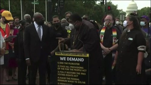 Rev. William Barber II to Sen. Raphael Warnock (D-GA): “I'm gonna ask him to step back and let the …