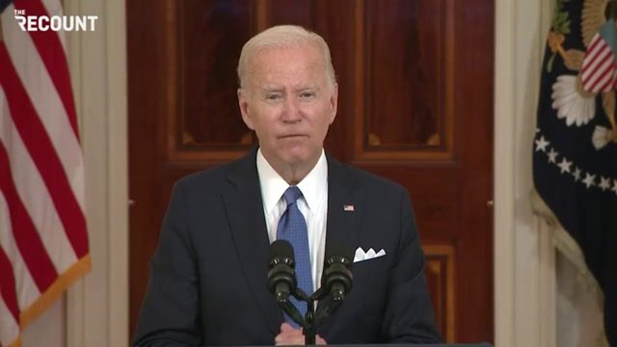 President Biden urges Americans to elect lawmakers in November who will codify Roe v. Wade into law.