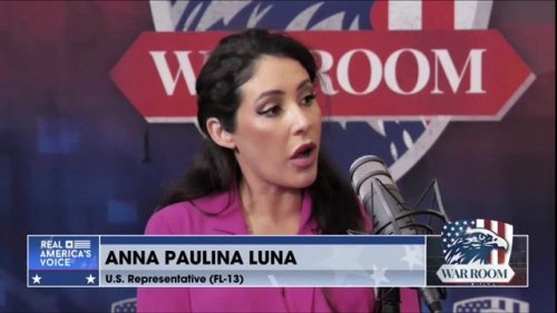 Rep. Anna Paulina Luna (R-FL) says she believes the contempt of Congress charge against FBI Dir. Wray will be criminal.