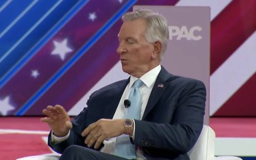 Tuberville at CPAC says Trump will stop war in Ukraine “when he first gets in”: “He can work a deal with Putin.”