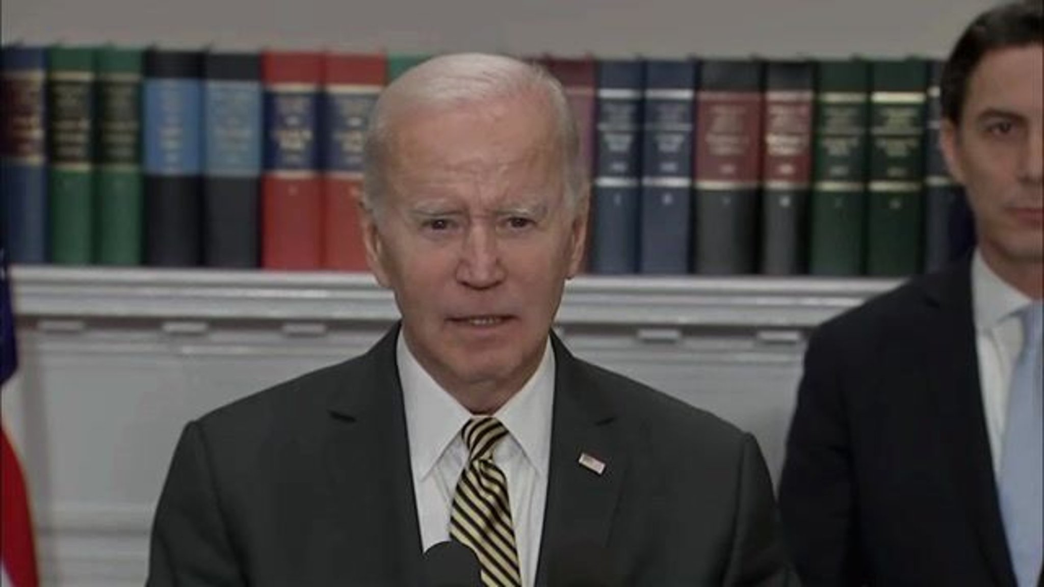 President Biden promotes his administration's record-high oil production numbers.