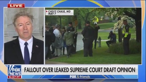 Sen. Paul (R-KY) calls for the Supreme Court to use a lie detector test to find who leaked the overturning Roe opinion.