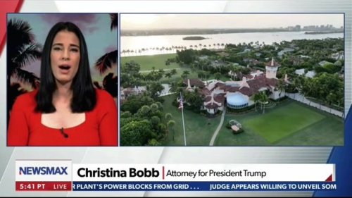 Trump attorney Christina Bobb on DOJ: "I hope they ... are cautious about ... trying to go after President Trump."