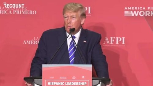 Donald Trump turns not knowing the U.S. population total into a rant on immigration.